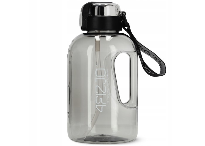 Пляшка для води спортивна 4FIZJO 2000 мл Grey (P-5905973403825)