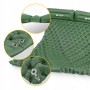Килимок (каримат) надувний Mountain Goat 200 x 120 x 7 см двомісний з вбудованим насососм Navy Green (P-5905973403573)