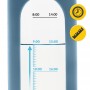 Пляшка для води спортивна 4FIZJO 750 мл скляна Blue (P-5905973404181)