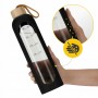 Пляшка для води спортивна 4FIZJO 1000 мл скляна Black (P-5905973403917)
