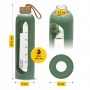 Пляшка для води спортивна 4FIZJO 1000 мл скляна Olive (P-5905973403900)