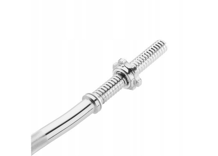 Гриф для штанги W-подібний 4FIZJO 120 см 25 мм (P-5905973401104)