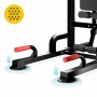 Багатофункціональна стійка для підтягувань 4FIZJO Pro+ з лавою для тренувань Black (P-5905973402637)