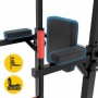 Багатофункціональна стійка для підтягувань 4FIZJO Pro регульована Black (P-5905973402620)
