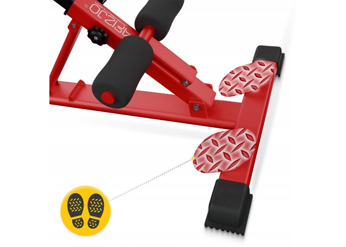 Лава для гіперекстензії 4FIZJO регульована Red/Black (P-5905973402682)