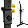 Стійки під штангу 4FIZJO Pro регульовані, зі страховкою Black (P-5905973402668)