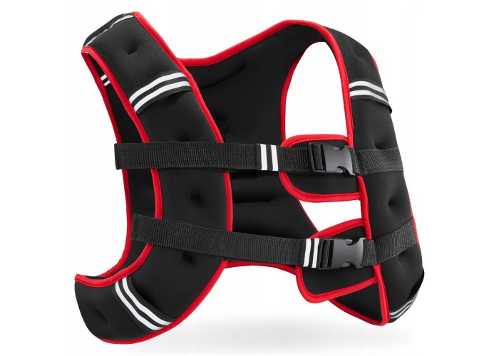 Жилет-обважнювач для тренувань 4FIZJO 10 кг Black/Red (P-5905973402163)