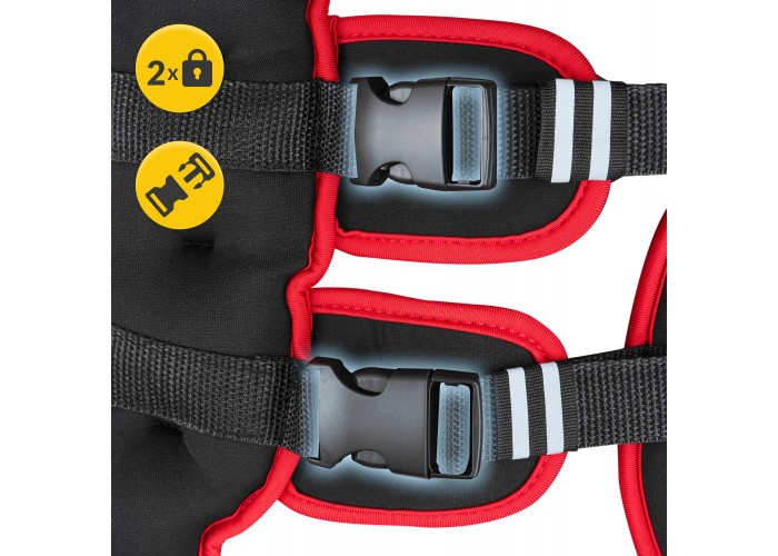 Жилет-обважнювач для тренувань 4FIZJO 10 кг Black/Red (P-5905973402163)