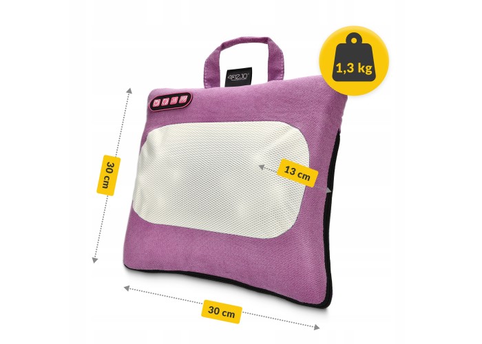 Подушка-масажер 4FIZJO Shiatsu Lite Violet (P-5905973404129)