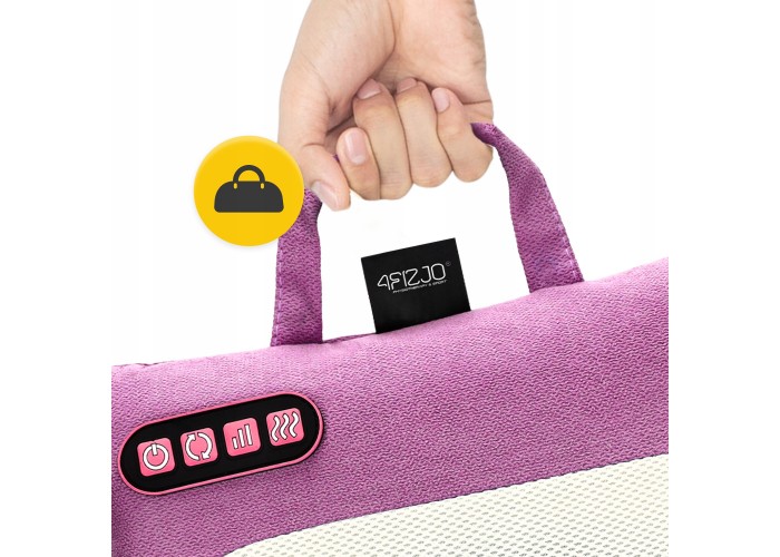 Подушка-масажер 4FIZJO Shiatsu Lite Violet (P-5905973404129)