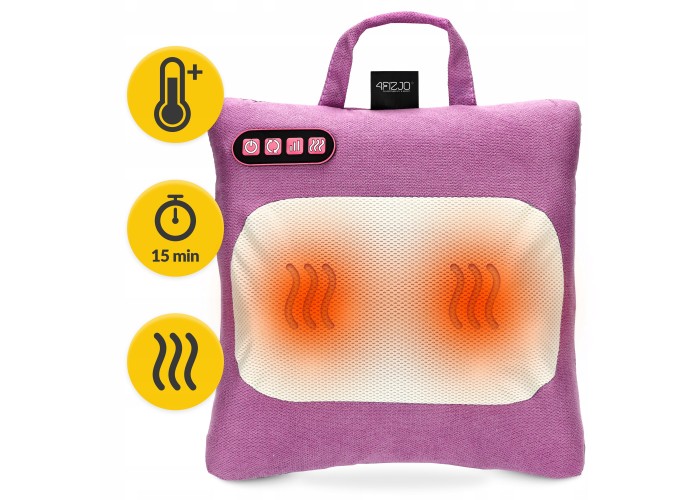 Подушка-масажер 4FIZJO Shiatsu Lite Violet (P-5905973404129)