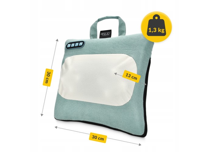 Подушка-масажер 4FIZJO Shiatsu Lite Green (P-5905973404143)