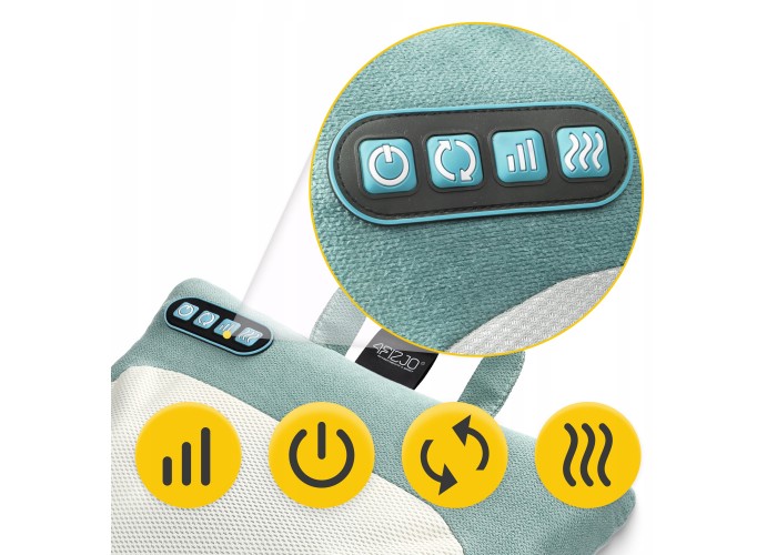 Подушка-масажер 4FIZJO Shiatsu Lite Green (P-5905973404143)