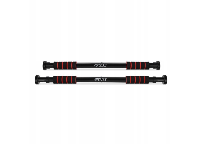 Турнік розсувний 4FIZJO Basic 61.5-100 см Black/Red (P-5905973402712)