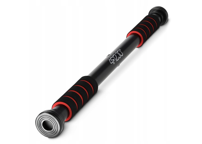 Турнік розсувний 4FIZJO Basic 61.5-100 см Black/Red (P-5905973402712)