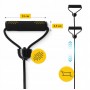 Диск здоров'я для талії 4FIZJO Mini Twister з еспандерами Black/Red (P-5905973402132)