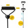 Диск здоров'я для талії 4FIZJO Mini Twister з еспандерами Black/Grey (P-5905973402149)