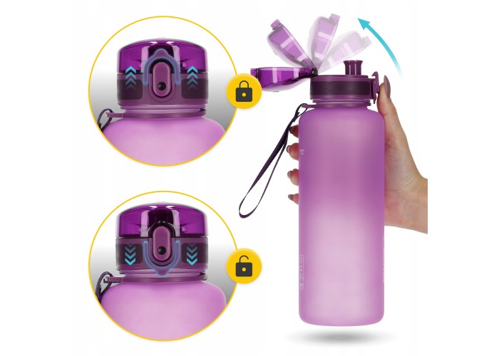 Пляшка для води спортивна 4FIZJO 1000 мл Pink (P-5905973403764)