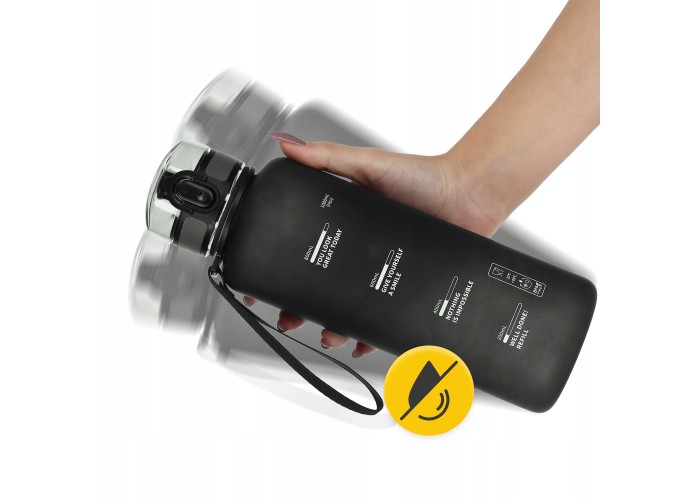 Пляшка для води спортивна 4FIZJO 1000 мл Black (P-5905973403788)