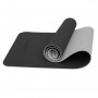 Килимок спортивний Cornix TPE 183 x 61 x 0.6 см для йоги та фітнесу XR-0349 Black/Grey