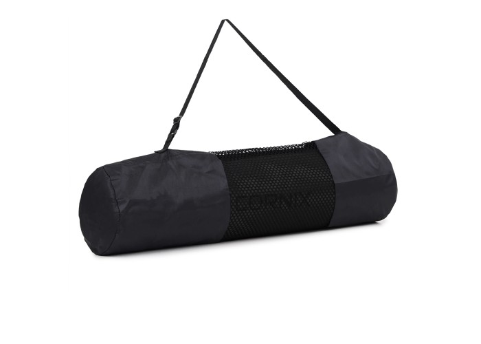 Килимок спортивний Cornix TPE 183 x 61 x 0.6 см для йоги та фітнесу XR-0349 Black/Grey