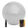 М'яч для фітнесу (фітбол) Cornix 55 см Anti-Burst XR-0359 Silver