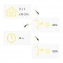 М'яч для фітнесу (фітбол) Cornix 55 см Anti-Burst XR-0361 Light Pink