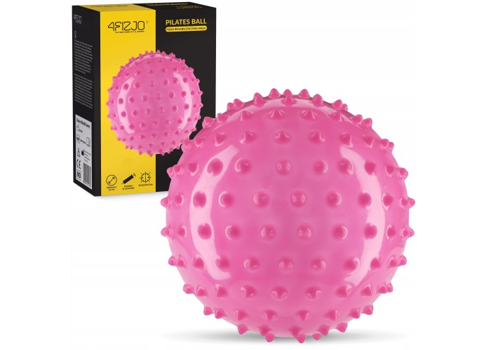 М'яч для пілатесу, йоги, реабілітації 4FIZJO 20 см (масажний) Pink (P-5905973402347)