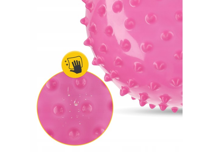 М'яч для пілатесу, йоги, реабілітації 4FIZJO 20 см (масажний) Pink (P-5905973402347)