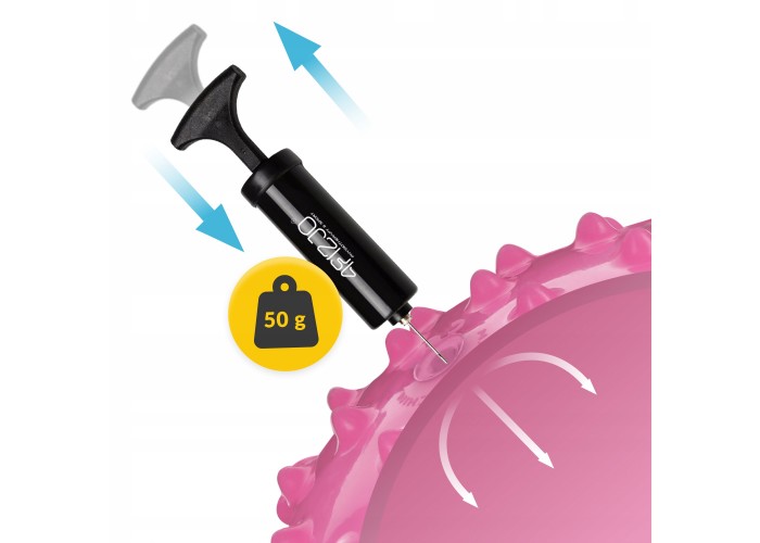 М'яч для пілатесу, йоги, реабілітації 4FIZJO 20 см (масажний) Pink (P-5905973402347)