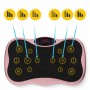 Віброплатформа для тренувань 4FIZJO Ultra+ з пультом та еспандерами Black/Pink (P-5905973402880)