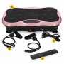 Віброплатформа для тренувань 4FIZJO Ultra+ з пультом та еспандерами Black/Pink (P-5905973402880)