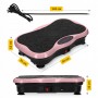 Віброплатформа для тренувань 4FIZJO Ultra+ з пультом та еспандерами Black/Pink (P-5905973402880)