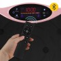 Віброплатформа для тренувань 4FIZJO Ultra+ з пультом та еспандерами Black/Pink (P-5905973402880)