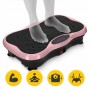 Віброплатформа для тренувань 4FIZJO Ultra+ з пультом та еспандерами Black/Pink (P-5905973402880)