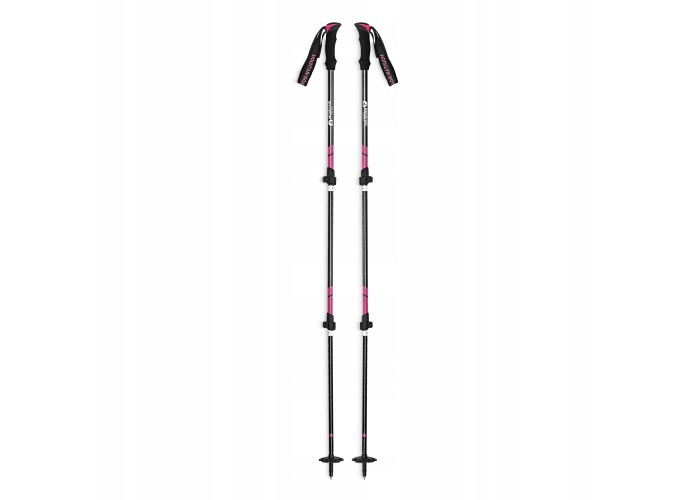 Трекінгові палиці Mountain Goat Peak+ 65-135 см Black/Pink (P-5905973404648)