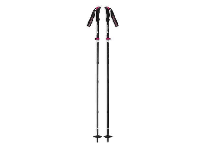 Трекінгові палиці Mountain Goat Pro+ 43-130 см Black/Pink (P-5905973404662)