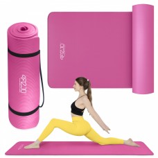 Килимок (мат) спортивний 4FIZJO NBR 180 x 60 x 1.5 см для йоги та фітнесу Pink (P-5905973405669)