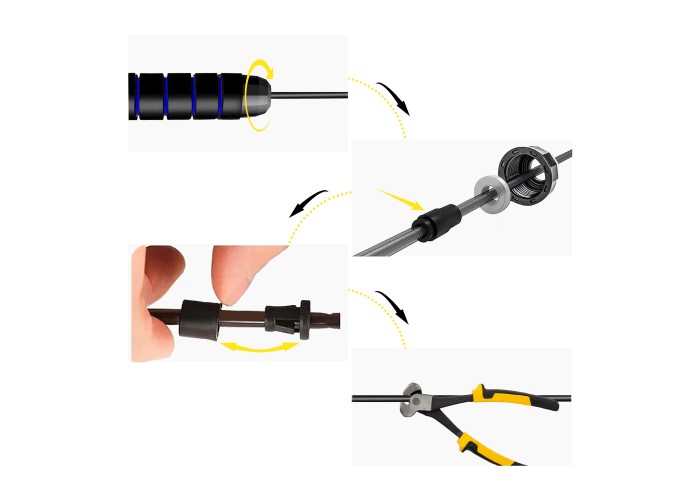 Скакалка швидкісна для кросфіту Cornix Speed Rope Classic з обтяженням XR-0351 Black/Blue