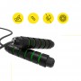 Скакалка швидкісна для кросфіту Cornix Speed Rope Classic з обтяженням XR-0352 Black/Green