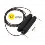 Скакалка швидкісна для кросфіту Cornix Speed Rope Classic з обтяженням XR-0353 Black