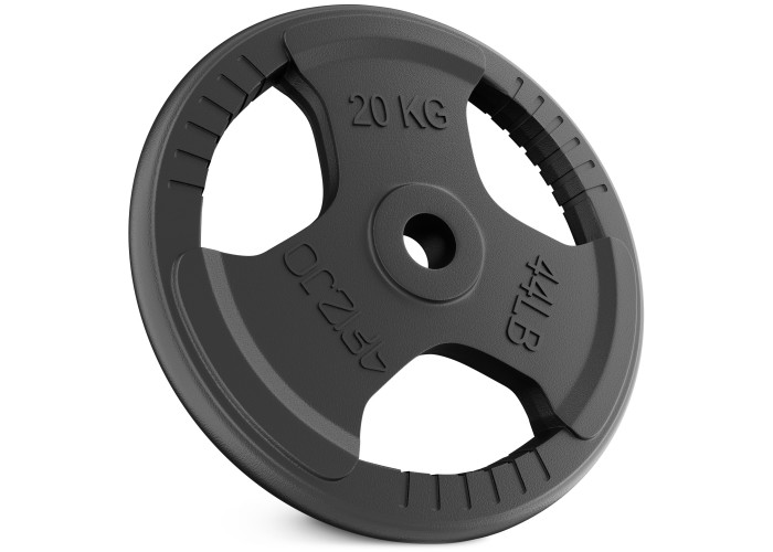 Диск металевий 4FIZJO 1 x 20 кг 26 мм Black (P-5905973401395)