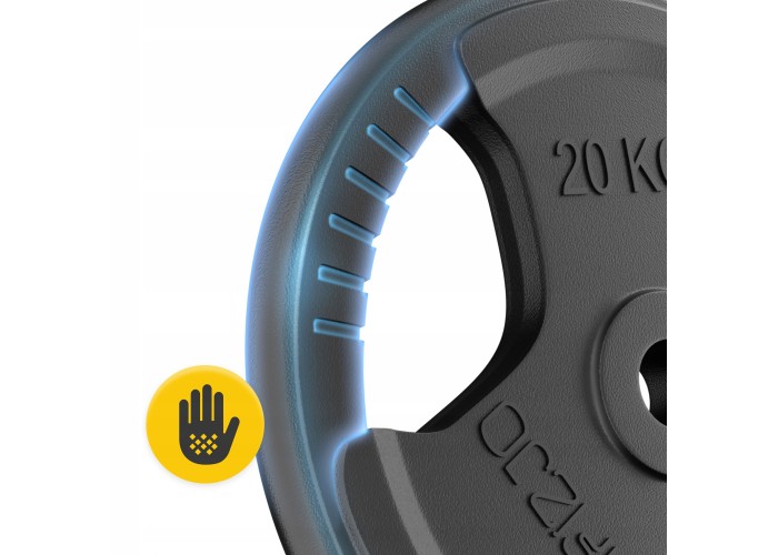 Диск металевий 4FIZJO 1 x 20 кг 26 мм Black (P-5905973401395)