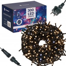 Гірлянда вулична (зовнішня) Springos 24 м 300 LED + Flash CL0328 Warm White
