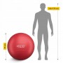 М'яч для фітнесу (фітбол) 4FIZJO 75 см Anti-Burst Red (P-5907739316356)