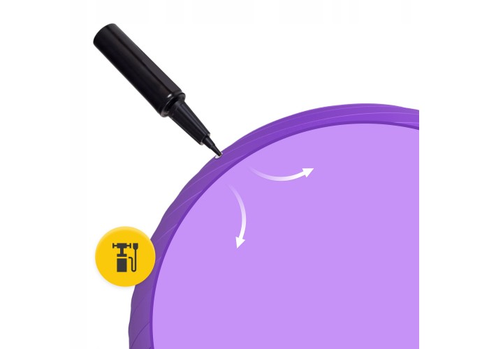 М'яч для фітнесу (фітбол) 4FIZJO 75 см Anti-Burst Violet (P-5905973404815)
