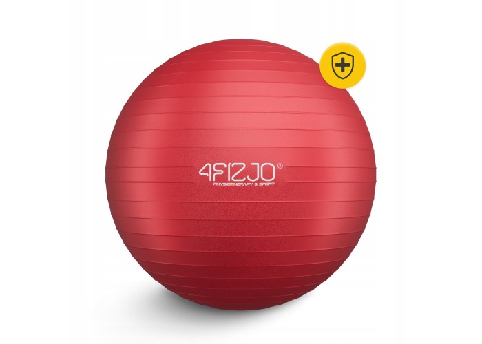 М'яч для фітнесу (фітбол) 4FIZJO 85 см Anti-Burst Red (P-5907739316387)