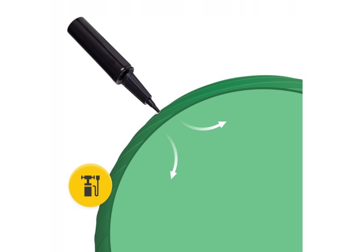 М'яч для фітнесу (фітбол) 4FIZJO 85 см Anti-Burst Green (P-5907739316394)