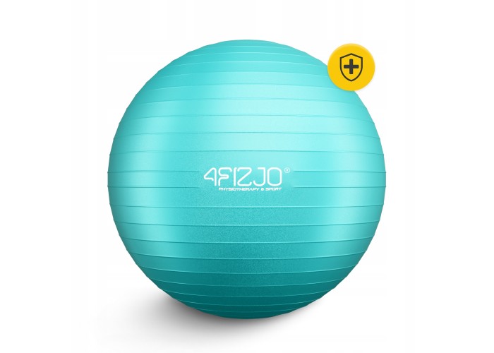 М'яч для фітнесу (фітбол) 4FIZJO 85 см Anti-Burst Mint (P-5905973404839)