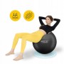 М'яч для фітнесу (фітбол) 4FIZJO 75 см Anti-Burst Black (P-5907739316370)